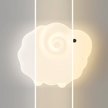 Contemporary Creative Sheep Roto-molding Iron LED Flush Mount Ceiling Light For Bedroom