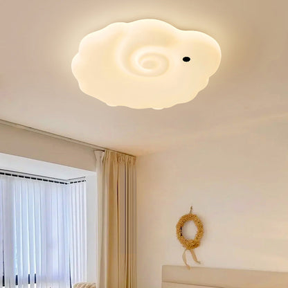 Contemporary Creative Sheep Roto-molding Iron LED Flush Mount Ceiling Light For Bedroom