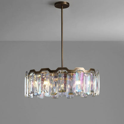 Modern Luxury Dome Round Hardware Crystal 5/6/8+5 - Light Chandelier For Living Room