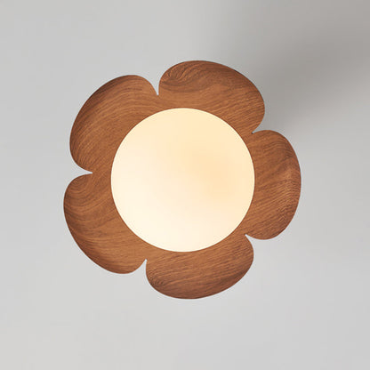 Contemporary Retro Bud Orb Iron Glass 1/3 - Light Chandelier For Living Room