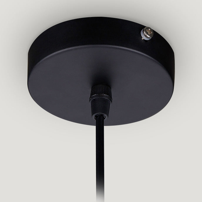 Contemporary Scandinavian Diamond Conical Iron PVC 1 - Light Pendant Light For Dining Room
