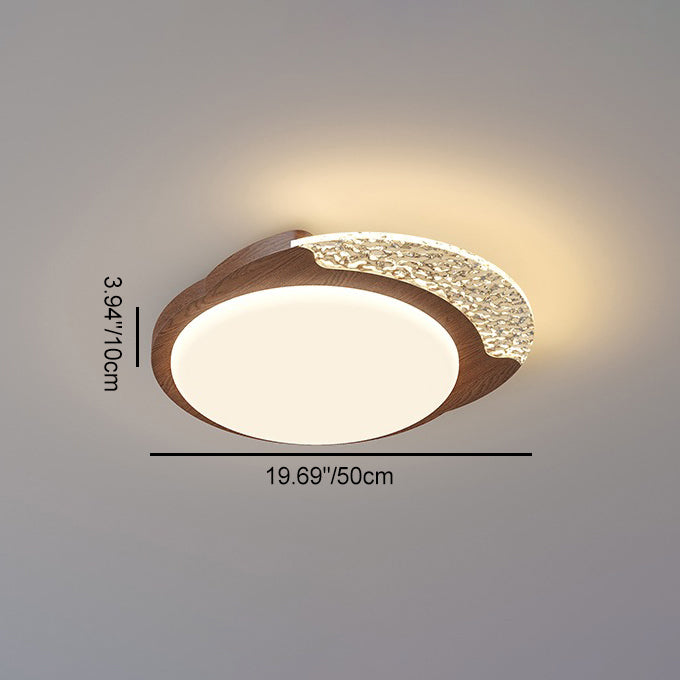مصباح سقف LED عصري بتصميم ريترو مستدير مربع مستطيل من الحديد المقولب الدوار لغرفة النوم
