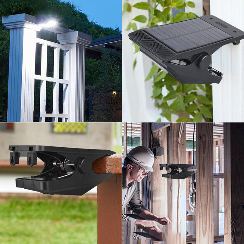 Modern Simplicity Solar Waterproof ABS Clip On Motion Sensor LED Outdoor Light For Garden