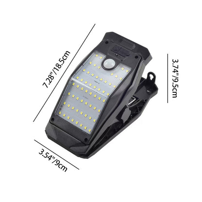 Modern Simplicity Solar Waterproof ABS Clip On Motion Sensor LED Outdoor Light For Garden