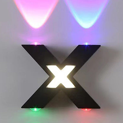 Modern Simplicity Geometry Waterproof Aluminum LED Wall Sconce Lamp For Outdoor Patio