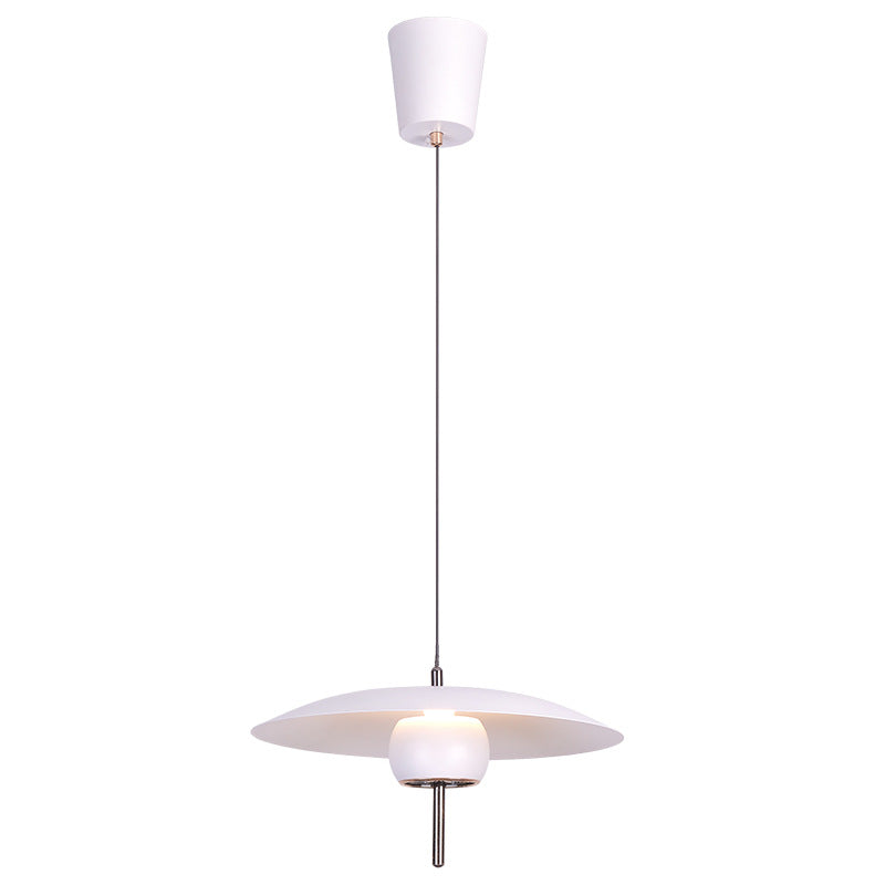 Contemporary Scandinavian Frisbee Aluminum Iron Lampshade LED Pendant Light For Dining Room