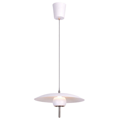 Contemporary Scandinavian Frisbee Aluminum Iron Lampshade LED Pendant Light For Dining Room