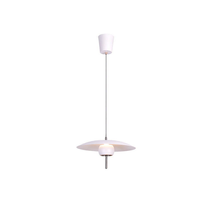 Contemporary Scandinavian Frisbee Aluminum Iron Lampshade LED Pendant Light For Dining Room