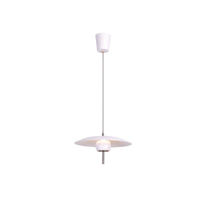 Contemporary Scandinavian Frisbee Aluminum Iron Lampshade LED Pendant Light For Dining Room