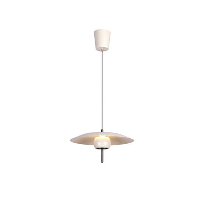 Contemporary Scandinavian Frisbee Aluminum Iron Lampshade LED Pendant Light For Dining Room