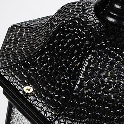 Traditional European Waterproof Aluminum Glass Columnar Shape 1-Light Outdoor Light For Garden