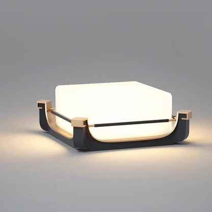 Modern Minimalist Waterproof Stainless Steel PC Columnar Solar LED Outdoor Light For Garden