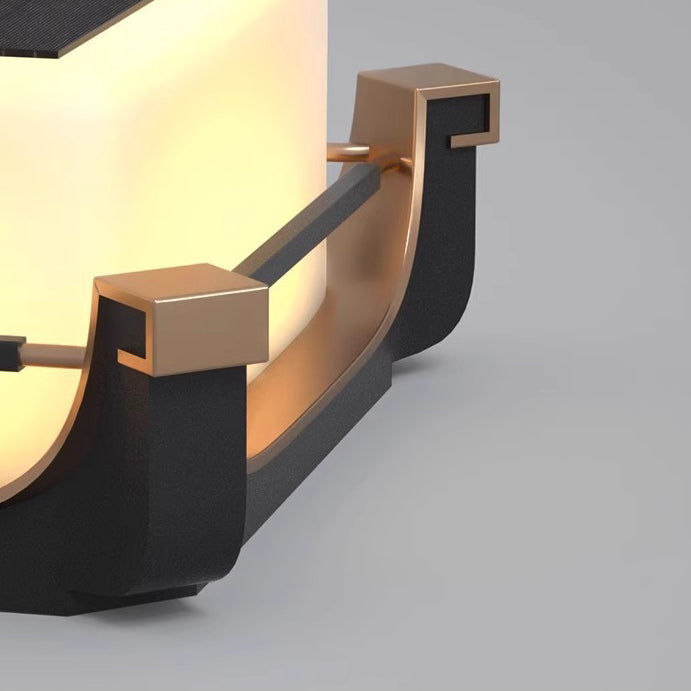 Modern Minimalist Waterproof Stainless Steel PC Columnar Solar LED Outdoor Light For Garden