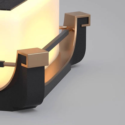 Modern Minimalist Waterproof Stainless Steel PC Columnar Solar LED Outdoor Light For Garden