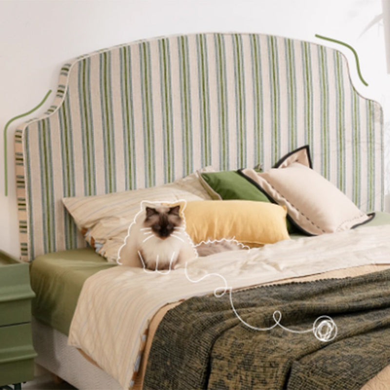 Sustainable Microfiber Leather Curved Canopy Bed Frame - French Design Detachable Fabric Cover Customizable And Elegant For Your Bedroom