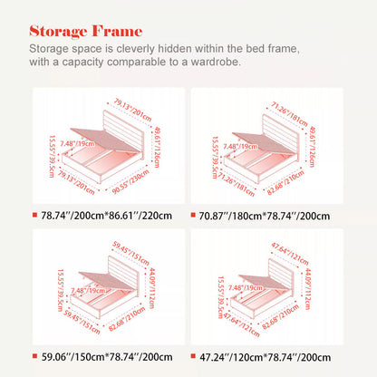 Elegant Pearl Microfiber Leather Upholstered Headboard Bed Frame - Luxury Refined Smooth Edges Bed For Your Bedroom