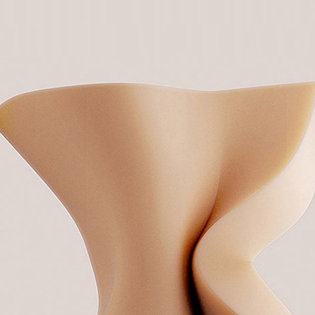 Modern Minimalist Leather Round Cushion Dining Chair With Backrest For Kitchen Or Dining Room