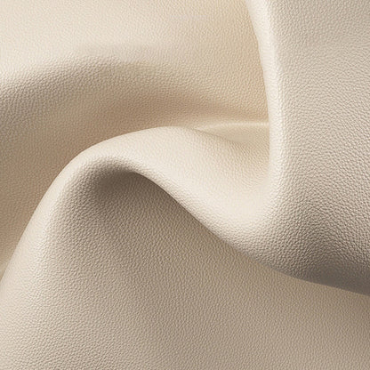 Modern Luxury Microfiber Leather & Carbon Steel Round Cushion Dining Chair With Backrest For Dining Room