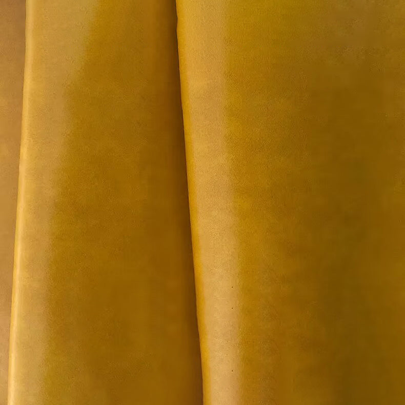 Modern Minimalist Waxed Leather Tech Fabric Wood & Metal Rectangular Recliner With Backrest For Living Room & Bedroom