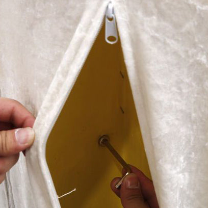 Traditional European Wood Velvet And Leather Curved Chaise Lounge Recliner With Backrest For Living Room And Bedroom