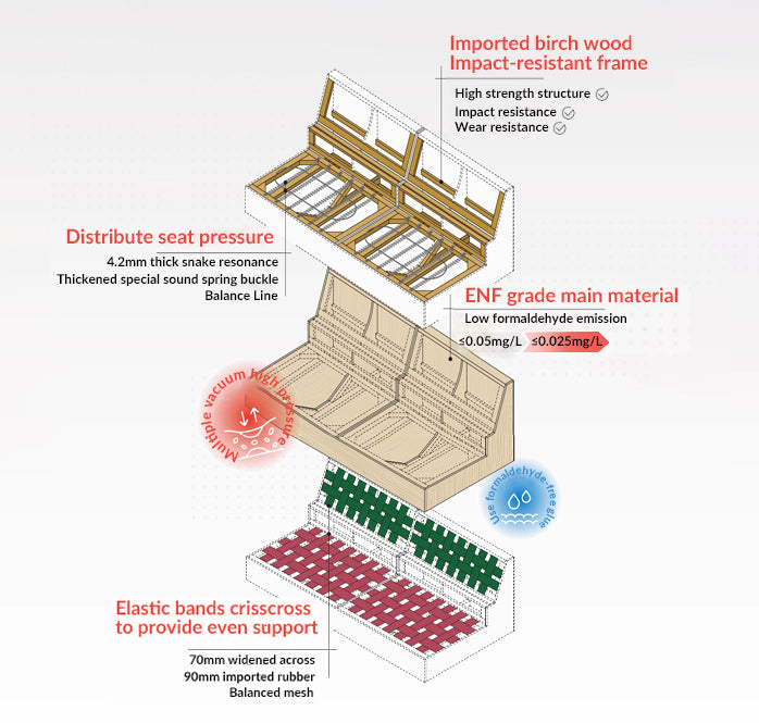 Removable Cover Sofa with Birch Frame – Elegant French 3/4-Seater Accent Chair for Living Room