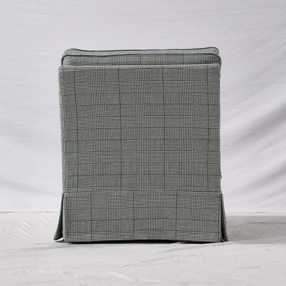 High Resilience Easy-Clean Cover Accent Chair with Birch Frame - Retro Fabric Sofa for Living Room or Study