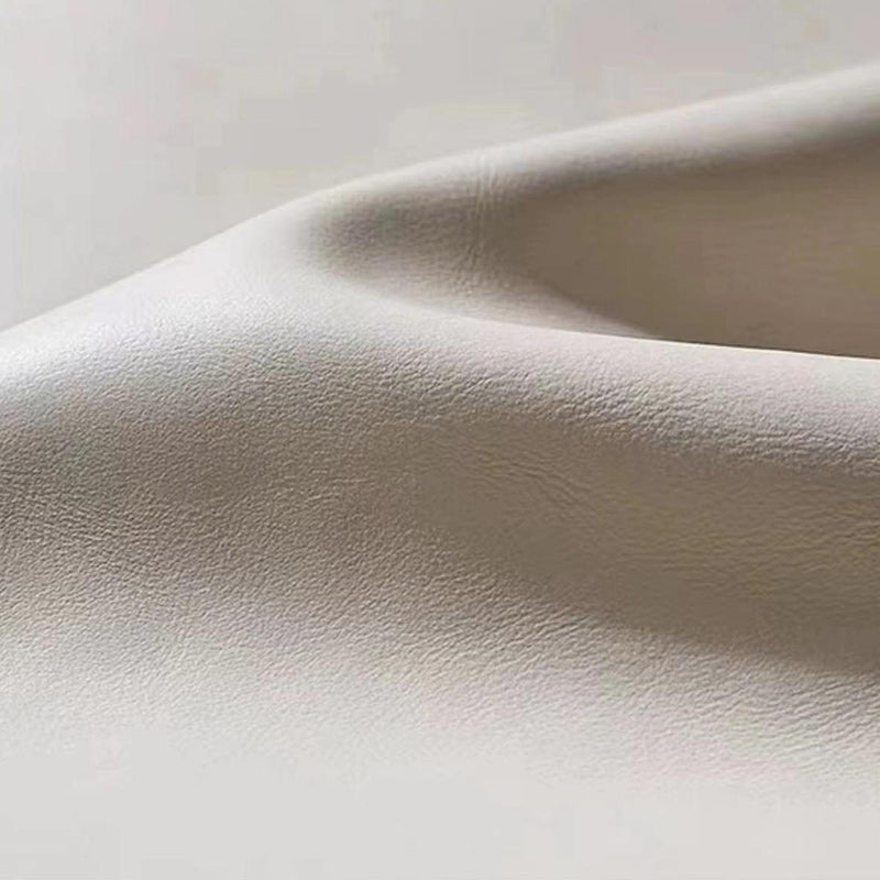 Contemporary Nordic Square Upholstered Stainless Steel Frame Microfiber Leather Dining Chair Curved Backrest Armrest for Dining Room