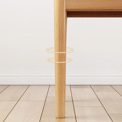 Contemporary Nordic Cow Corner Shape Square Upholstered Cotton Linen Fabric PU Leather Steel Frame Dining Chair Backrest For Dining Room