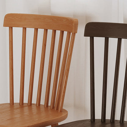 Modern Minimalist Square Solid Wood Dining Chair Backrest For Dining Room