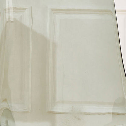 Modern Minimalist Curved Polycarbonate Metal Dining Chair Backrest For Dining Room