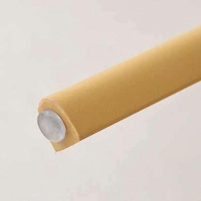 Modern Minimalist PP Plastic Rectangular Curve Dining Chair Backrest Armless For Dining Room