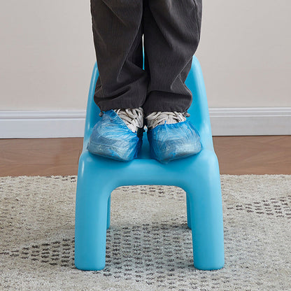 Contemporary Scandinavian Kids Smile Square PE Low Chair Backrest Armless For Living Room