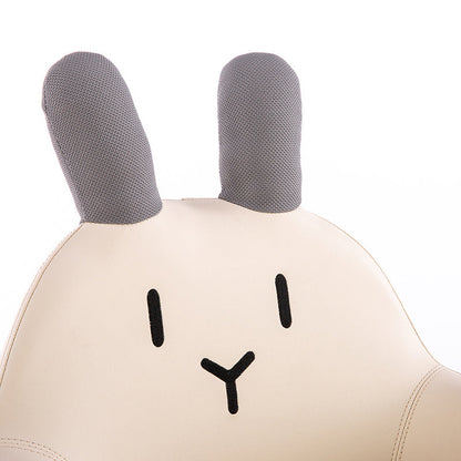 Contemporary Creative Kids Cartoon Animal PU Leather Foam Rabbit Bear Dinosaur Low Stool Backrest Armrest For Dining Room
