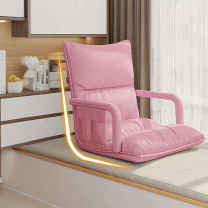 Modern Simplicity Technical Fabric Artificial Leather Sponge Cotton Rectangular Adjustable Back Chair Armrest For Bedroom