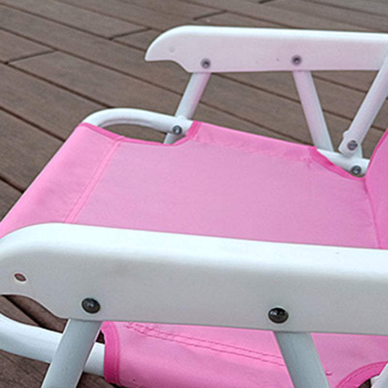 Contemporary Creative Kids PP Metal Square Cartoon Outdoor Foldable Recliner Backrest Sunshade For Outdoor