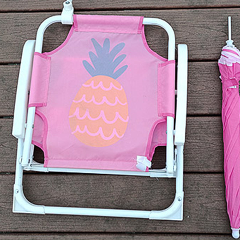 Contemporary Creative Kids PP Metal Square Cartoon Outdoor Foldable Recliner Backrest Sunshade For Outdoor