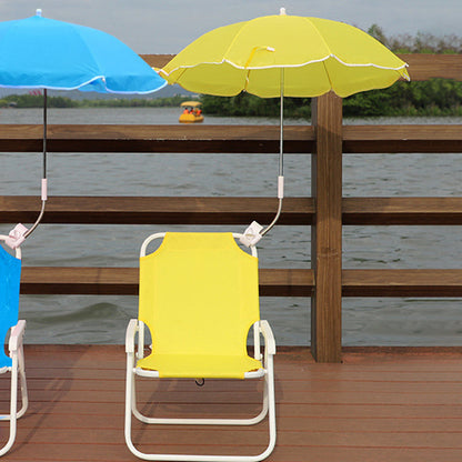Contemporary Creative Kids PP Metal Square Cartoon Outdoor Foldable Recliner Backrest Sunshade For Outdoor