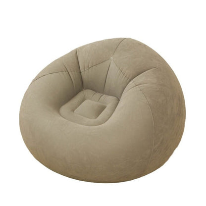 Modern Simplicity PVC Velvet Ball Inflatable Sofa Backrest For Bedroom