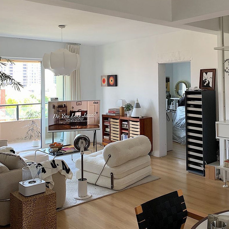 Modern Simplicity Velvet Artificial Leather Stainless Steel Sponge Square Tofu Foldable Lazy Sofa Backrest For Bedroom