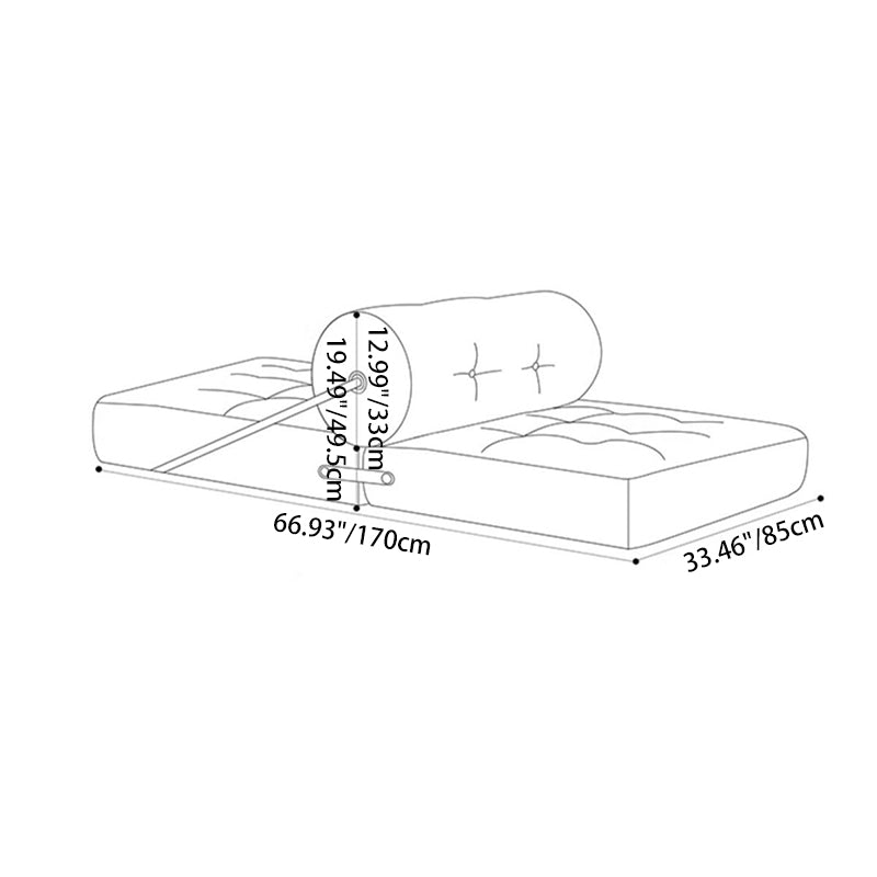 Modern Simplicity Velvet Artificial Leather Stainless Steel Sponge Square Tofu Foldable Lazy Sofa Backrest For Bedroom