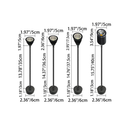 Contemporary Industrial Aluminum Gooseneck Cone LED Wall Sconce Lamp For Bedside Use