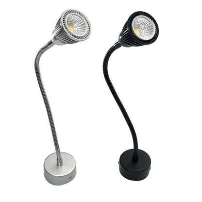 Contemporary Industrial Aluminum Gooseneck Cone LED Wall Sconce Lamp For Bedside Use