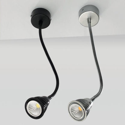 Contemporary Industrial Aluminum Gooseneck Cone LED Wall Sconce Lamp For Bedside Use