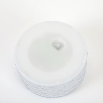 Modern Art Deco Solar Waterproof ABS Plastic Round Ice Brick LED Outdoor Light Landscape Lighting For Garden & Outdoor Patio