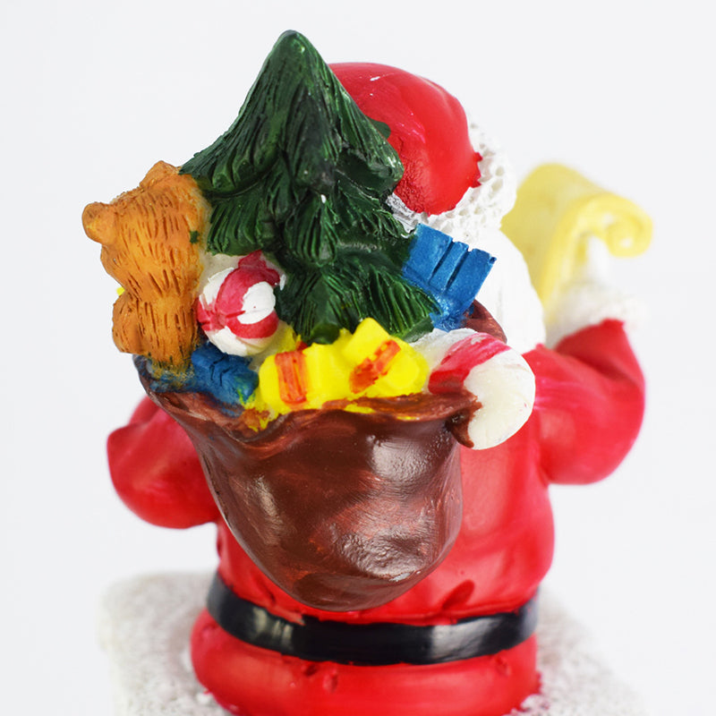 Modern Art Deco Solar Waterproof Resin & ABS Santa Chimney LED Outdoor Light Landscape Lighting For Garden And Outdoor Patio