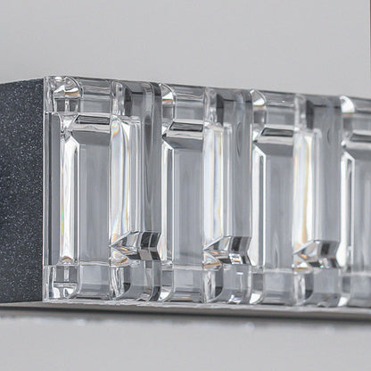 Modern Luxury Metal Aluminum Acrylic Linear Striped LED Chandelier Island Light For Dining Room