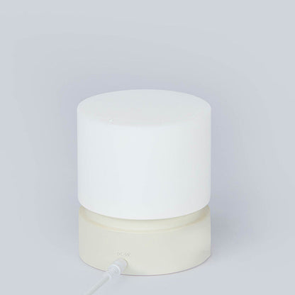 Contemporary Nordic Timer Rechargeable ABS HIPS Silica Cylinder LED Table Lamp Night Light For Bedside