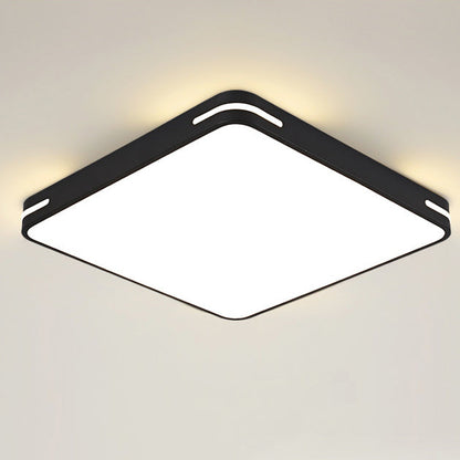 Modern Simplicity Square Iron Acrylic LED Flush Mount Ceiling Light For Bedroom
