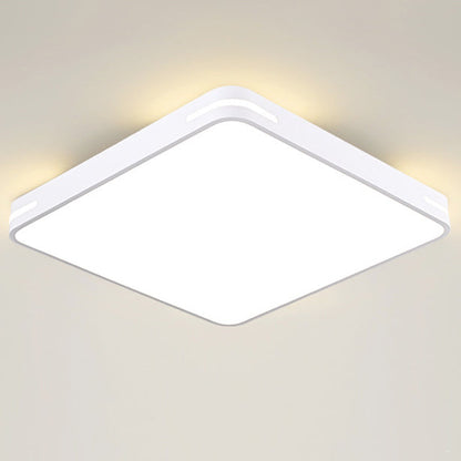 Modern Simplicity Square Iron Acrylic LED Flush Mount Ceiling Light For Bedroom