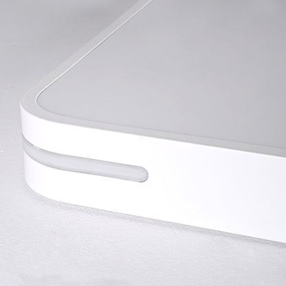 Modern Simplicity Square Iron Acrylic LED Flush Mount Ceiling Light For Bedroom